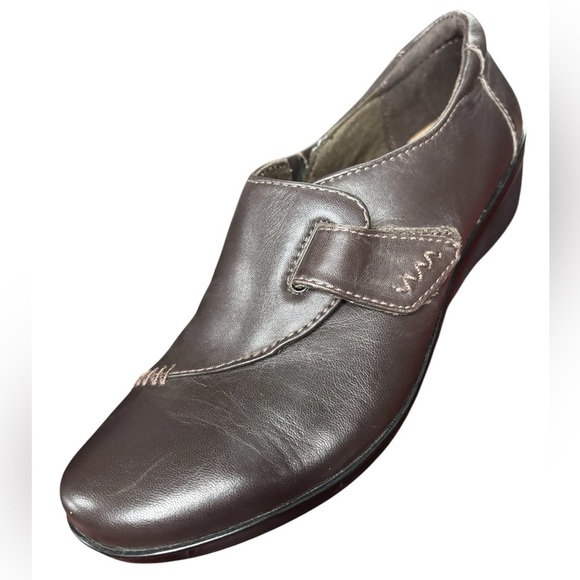 NWOT CLARKS Everlay Kara Dark Brown Leather Shoes, Women’s Size 6.5 - Picture 4 of 8
